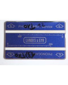 Télécarte de service Phonocard 6 Landis & Gyr 511L Brunéi Darussalam