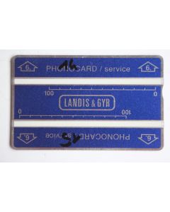 Télécarte de service Phonocard 6 Landis & Gyr 511L Brunéi Darussalam