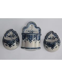 Bouquetières d'applique faïence Quimper