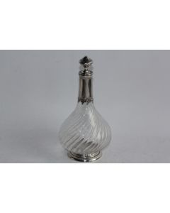 Carafe à liqueur cristal et argent France
