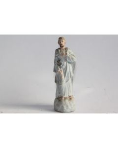 Statuette Saint-Joseph porcelaine biscuit