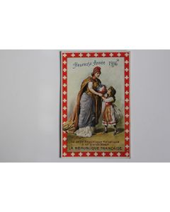 CPA Heureuse année 1916 République Helvétique République française