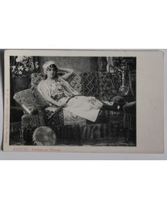 CPA Égypte Femme au harem