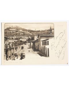 CPA Italie Florence Firenze Domenico e Panorama di Fiesole