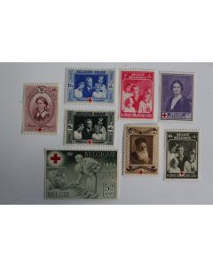 Timbres Belgique croix rouge 1939 neufs