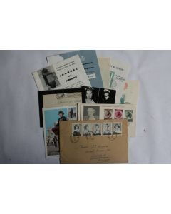 Lot enveloppes cartes documents Belgique