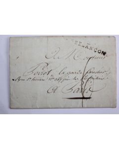 Pli marque postale cachet Besançon 1810