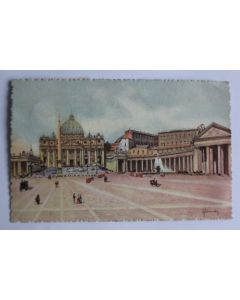 CPA Italie Basilica di san pietro e Palazzo 1933