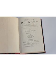 Livre La physiologie du goût Brillat-Savarin 1873