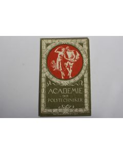Carte postale ancienne Academie der Polytechniker Zurich Suisse