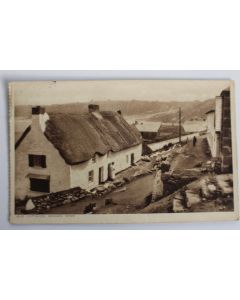 Carte postale ancienne Angleterre Old cottage Sennen Cove