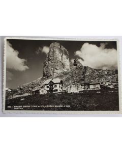 Carte postale ancienne Italie Rifugio cinque torri Torre Grande Cortina