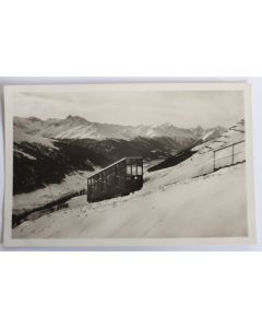 Carte postale ancienne Suisse Davos Parsennbahn