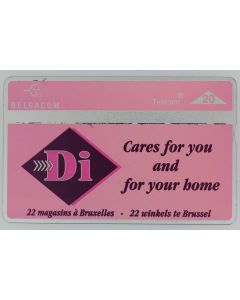 Télécarte L&G dummy Di Cares for you and for your home Belgique
