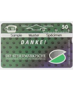 Télécarte L&G dummy Danke Die Steiermärkische Autriche