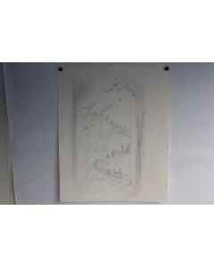 Lithographie originale Marguerite FREY-SURBEK Mont Pilatus Suisse