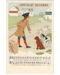 CPA Carte publicitaire Chocolat Suchard