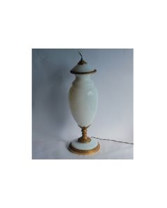 Pied de lampe opaline Sèvres