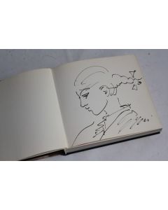 HANS ERNI Dessin original livre Candide Voltaire