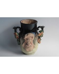 Vase barbotine Napoléon III