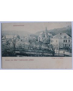 CPA Allemagne Wilhelmstrasse Gruss aus Bad Freienwalde a/Oder