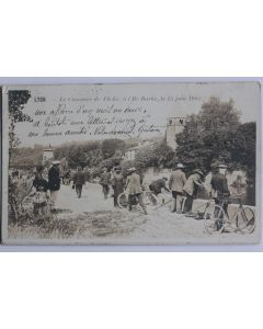 CPA Rhône Lyon Concours de pêche Ile Barbe 25 juin 1905