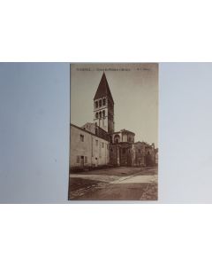 Carte postale ancienne Saône-et-Loire Tournus Église St-Philibert Abside