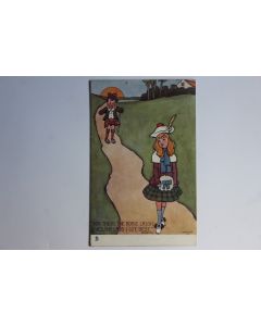 Carte postale ancienne illustrée HAMISH Raphael Tuck Oilette