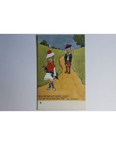 Carte postale ancienne illustrée HAMISH Raphael Tuck Oilette