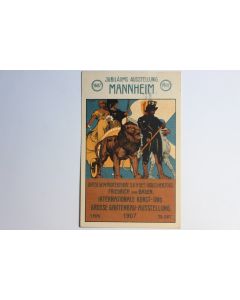 Carte postale ancienne Jubiläums-Ausstellung Mannheim 1907 Allemagne