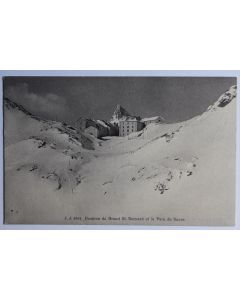 Carte postale ancienne Hospice du Grand St Bernard Pain de Sucre Suisse