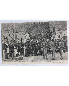 CPA Monaco Garde d'honneur de S.A.S le Prince