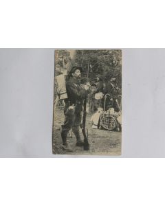 CPA Savoie Faction de chasseur alpin 13e BCA Militaria