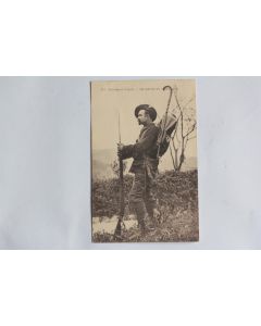 CPA Chasseur Alpin La garde en campagne Nicoud Grasse Militaria