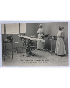CPA Salle d'Opération Maison de Santé Paris Rue Brochant