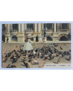 CPA Monaco Monte-Carlo Les Pigeons