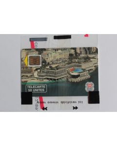 Télécarte à puce Monaco MF4 Palais des Congrès SC4on NSB 1990
