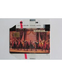Télécarte à puce Monaco MF11 French Cancan NSB 1990