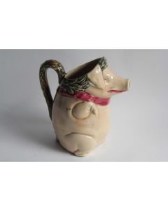 Pichet barbotine Cochon au jambon Orchies