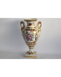 Grand vase porcelaine style Empire Limoges Jival