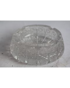 Cendrier cristal taillé Bohème
