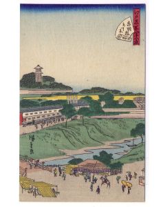 CPA illustrée signée japonaise Japon Japan Estampe représentation scènes quotidiennes