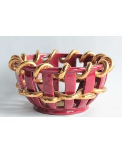 Corbeille à fruits Faïenciers d'Art Masse Frères Desvres