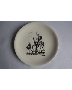 Assiette Pablo Picasso Don Quichotte
