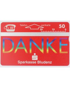 Télécarte L&G dummy Sparkasse Bludenz Autriche