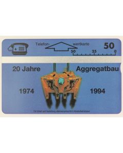 Télécarte L&G dummy 20 Jahre Aggregatbau Autriche