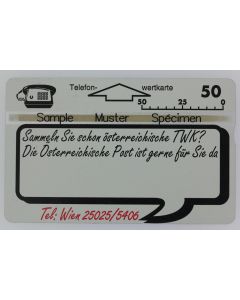 Télécarte L&G dummy Promotionkarten Autriche
