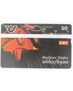 Télécarte L&G dummy ORF Wurlitzer Telefon Autriche