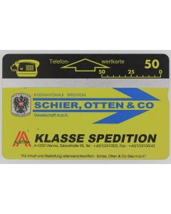 Télécarte L&G dummy Schier, Otten & Co Autriche