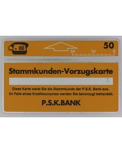 Télécarte L&G dummy Stammkunden Vorzugskarte 4 Autriche